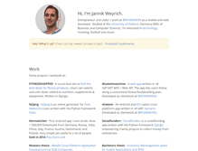 Tablet Screenshot of jannikweyrich.com